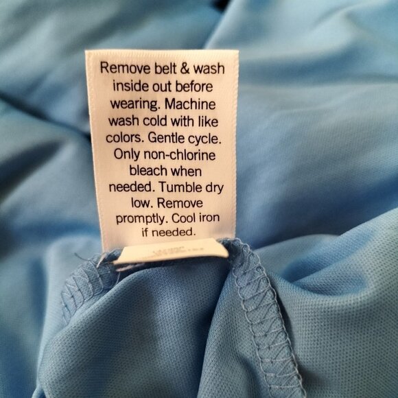 (863) Lauren Conrad Multicolor Floral Print Wrap Dress Ruffle Hem Size L - Picture 8 of 8